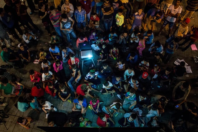 Street cinema