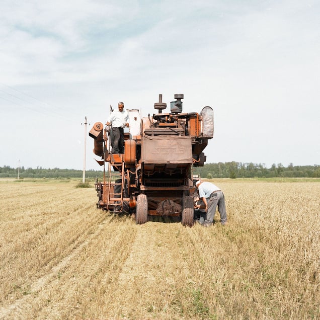 Harvester, Raguvėlė, Panevėžys district.