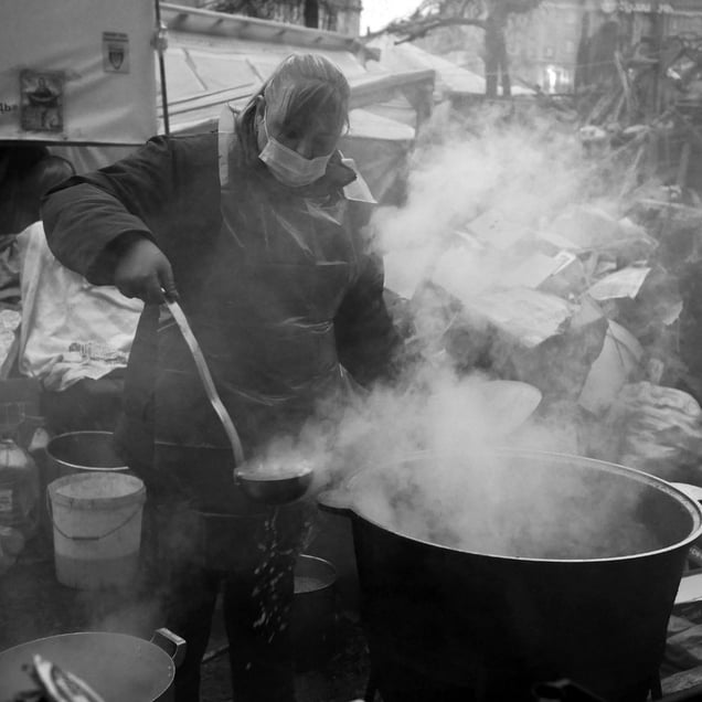 Ukraine Revolution, Kiev, February 2014 © Alfred Yaghobzadeh