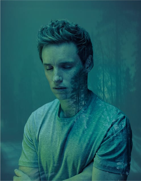 Eddie Redmayne (Forest), 2016 © Nadav Kander. Courtesy Flowers Gallery.