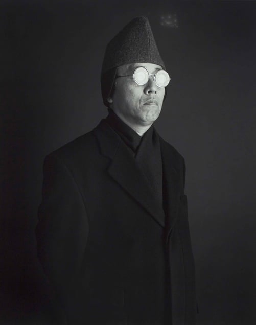 Distorted Universal Vision (Self-Portrait), 2003. Gelatin-silver print © Hiroshi Sugimoto. Exhibitor: Fraenkel Gallery