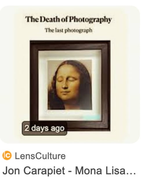 The death of photography