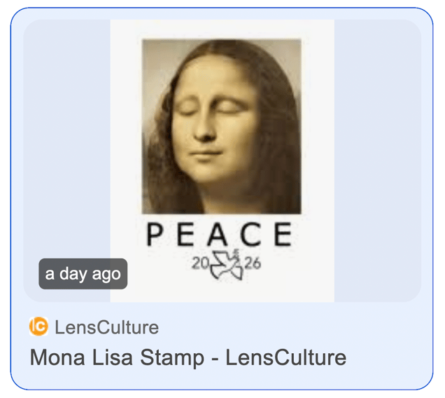 Mona Lisa  stamp 2025/6