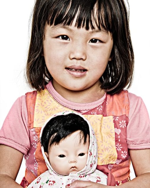 Lilly F., student, originally from China. From the Series "Everyone My Brother Knows in Girdwood, Alaska" © Laura Domela