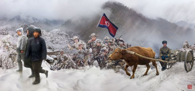 Epic of the Soldiers, North Korea, 2013. Courtesy of the artist.