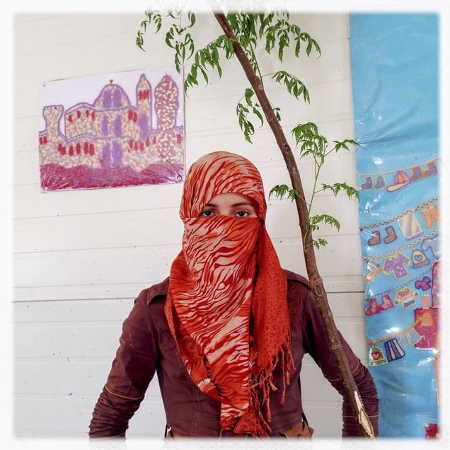 iPhone photography assingment with teenagers in Za'atari, Jordan