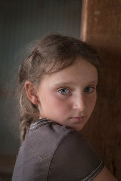Kole in barn. Dixie Valley, Nevada 2013