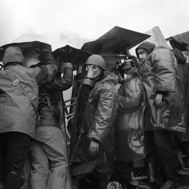 Ukraine Revolution, Kiev, February 2014 © Alfred Yaghobzadeh