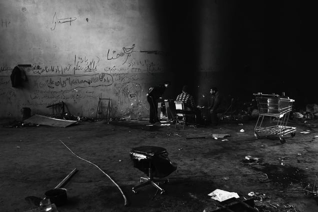 "Shadows in Greece" © Enri Canaj, Depression Era Project