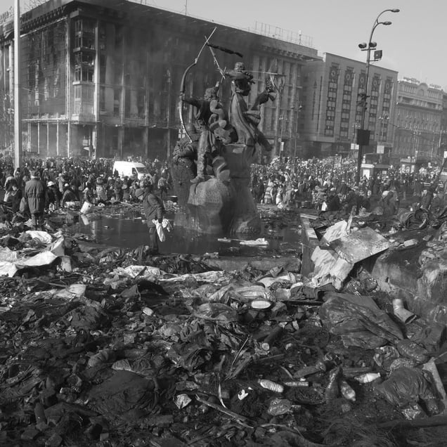 Ukraine Revolution, Kiev, February 2014 © Alfred Yaghobzadeh