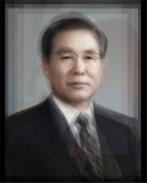 All the Presidents of the Republic of Korea from 1948 to 2008. C-print, 2008. © Alejandro Almaraz