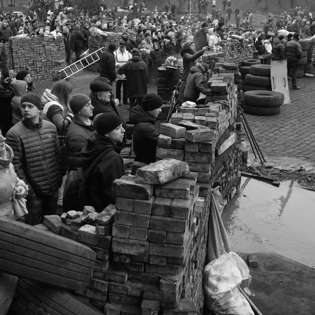 Ukraine Revolution, Kiev, February 2014 © Alfred Yaghobzadeh