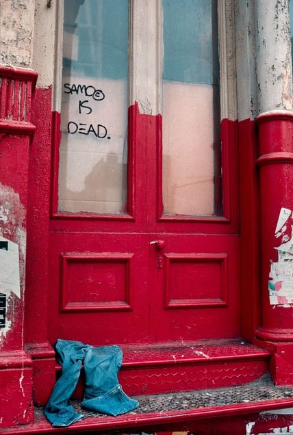 SAMO IS DEAD, SoHo, New York, NY, 1981 © Robert Herman