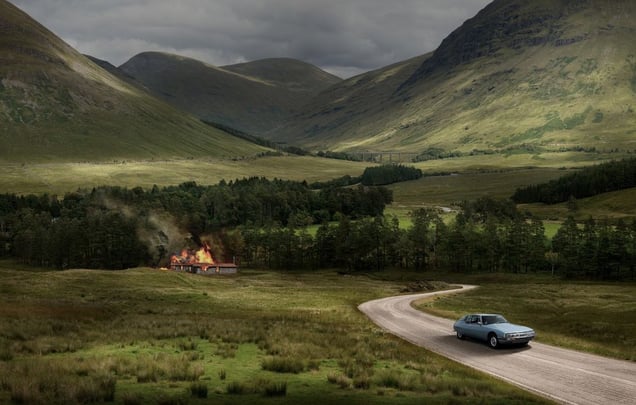 Untitled #6 Série Road Movie, 2013 © Nicolas Dhervillers, School Olivier Castaing