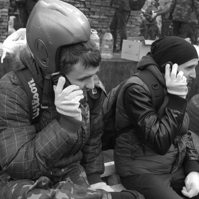 Ukraine Revolution, Kiev, February 2014 © Alfred Yaghobzadeh