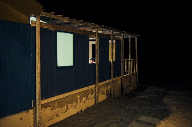 On April 23rd, 2003, 6 immigrants disembark in the Ragusa coastal area, between Punta Secca and Punta Braccetto © Massimo Cristaldi
