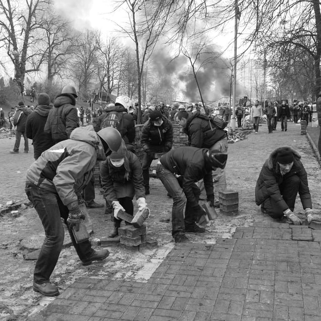 Ukraine Revolution, Kiev, February 2014 © Alfred Yaghobzadeh