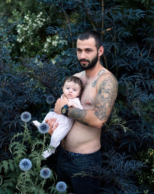 George and his Daughter Aurora