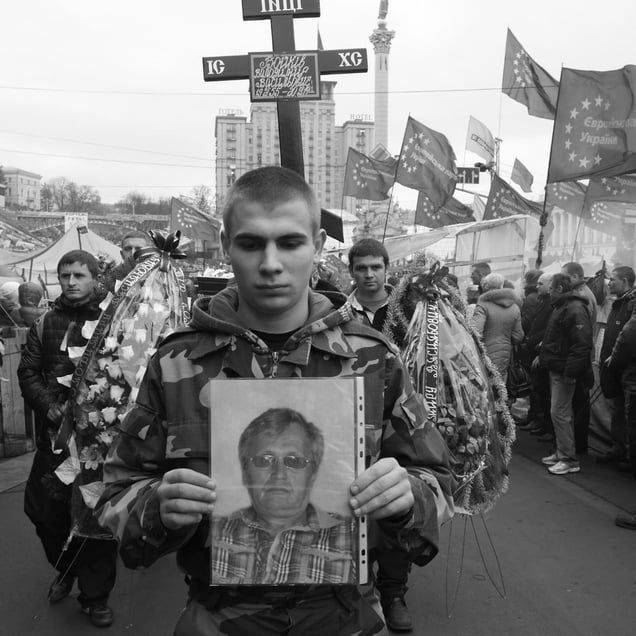 Ukraine Revolution, Kiev, February 2014 © Alfred Yaghobzadeh