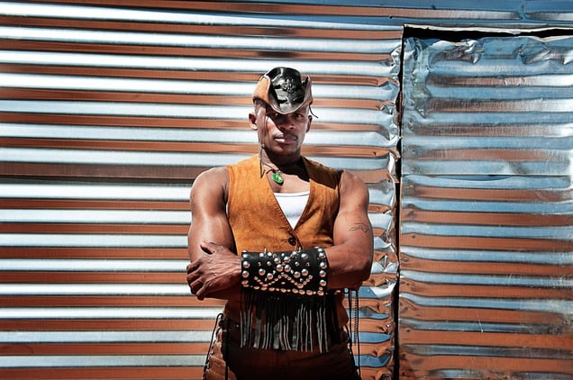 Django (Rock Phex), from the series, "Afrometals" 2012 © Danielle Tamagni