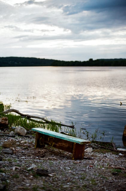 Cloverport, KY, looking across the Ohio, 2026.