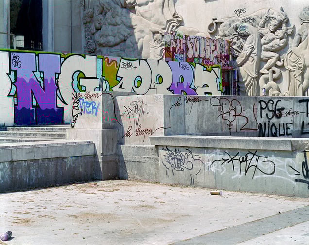 Paris 1937 World’s Fair, “Exposition Internationale des Arts et Techniques dans la Vie Moderne”, Graffiti, Palais de Tokyo