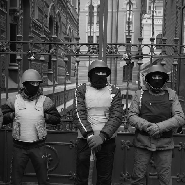 Ukraine Revolution, Kiev, February 2014 © Alfred Yaghobzadeh