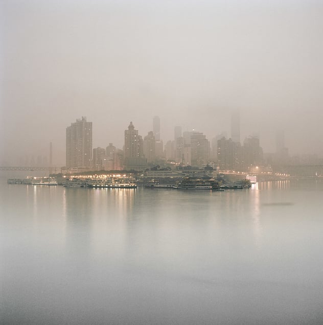 Downtown Chongqing at sunrise