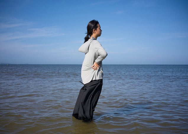 On July 13, 2024, in Zhangzhou City, Fujian Province, China, Chen Yuling is recalling the most 
impressive thing about her treatment for leukemia.