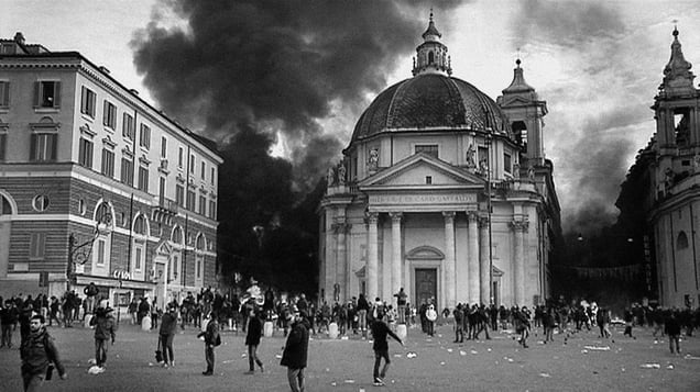 Rome, Italy (2010).  Clashes.