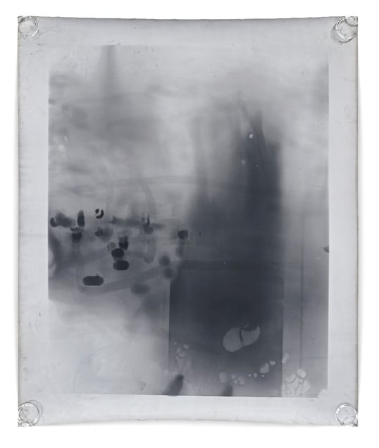 Untitled Berlin XVI, 127 x 152 cm, Silver Gelatin Print, Mixed Media © Jeff Cowen