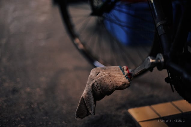 Labor in Haiphong Road Temp. Market, Hong Kong