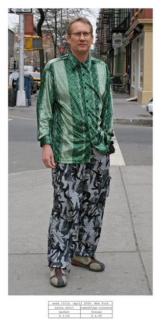 © Hans Eijkelboom, from the project, 10-Euro Outfits