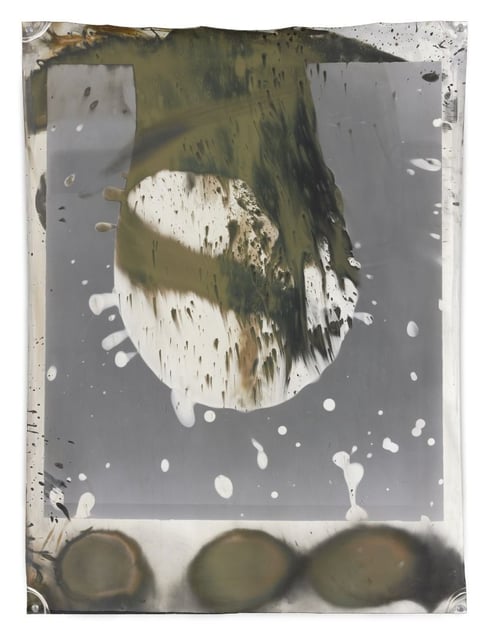 Untitled Berlin XVI, 127 x 152 cm, Silver Gelatin Print, Mixed Media © Jeff Cowen