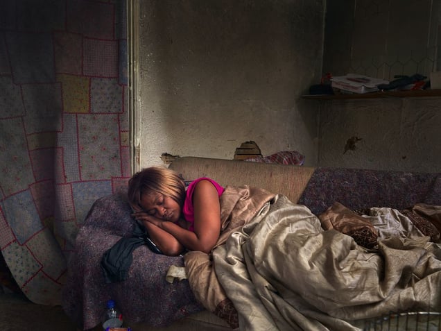 Diane Sleeping, Eastside, Detroit 2013