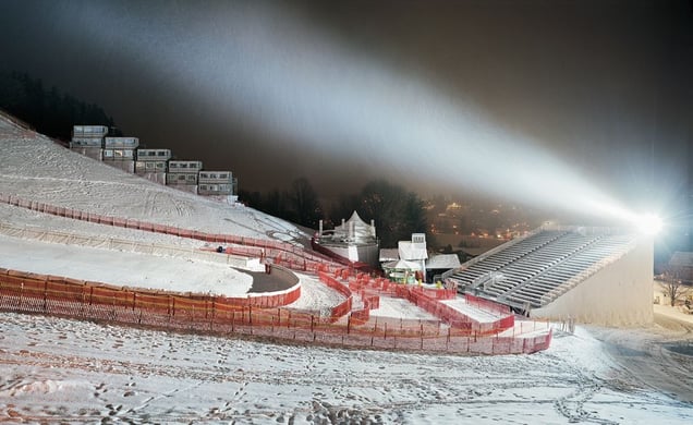 Scene K1, from the series Snow Management © Jules Spinatsch, courtesy of Prix Pictet 2008