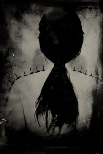 To Set in Motion a Defensive Measure. 10"x14" Tintype. From the series "Soma" © Michelle Rogers Pritzl