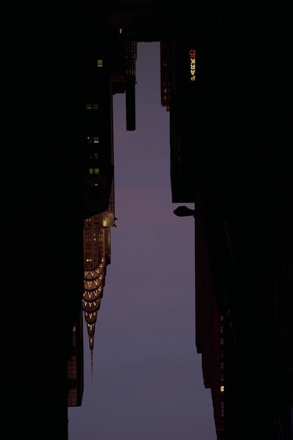 BUILDINGS MADE OF SKY III (detail), 2009 © Peter Wegner