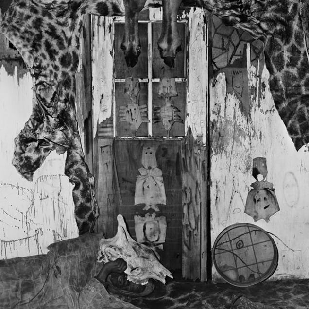 Giraffe house, 2007, from the series Boarding House © Roger Ballen