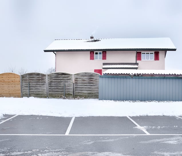 in the car park