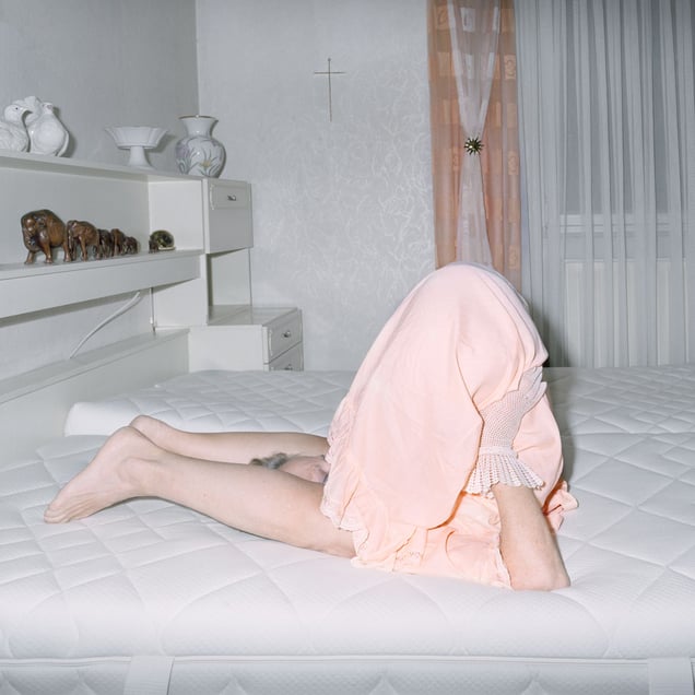 Mum in bed