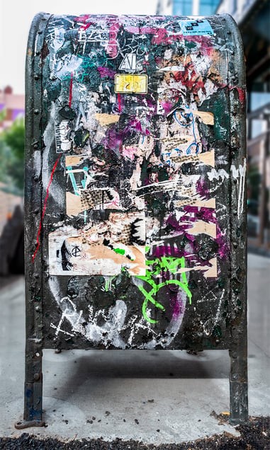 US postal relay box no. 58, New York, NY
