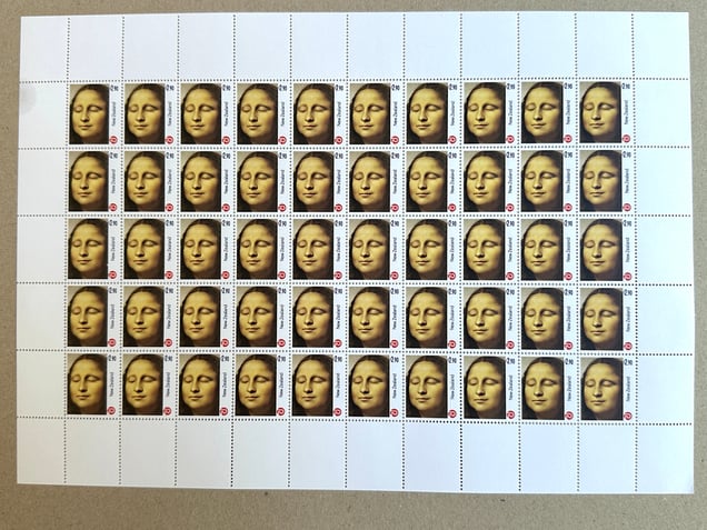 50-stamp sheet  - Linited edition NZ stamp 2026