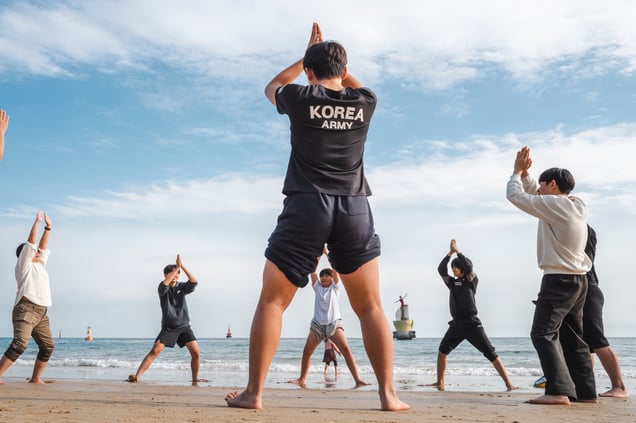 Beach Workout Vibes