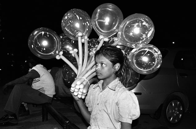 Lachi,12,balloon seller,Connaught Place.