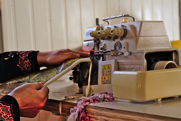 Documentation of a sewing workshop, 6