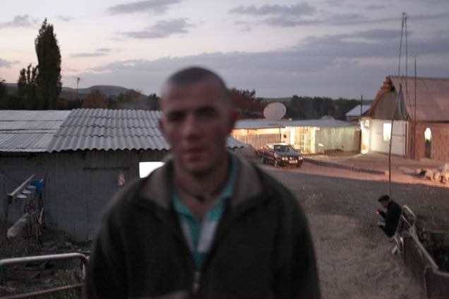Pilgrims at the farm.
From the series Apashka by © Pavel Prokopchik