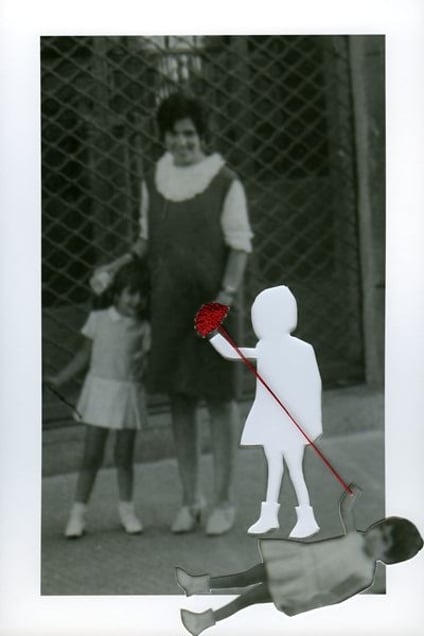 la chute / the fall, from the series Photos-Souvenirs, © Carolle Benitah