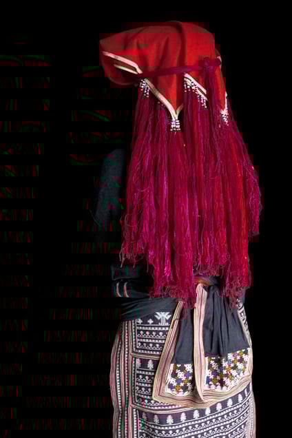 Red Dao I, from the series People of Pattern by Alia Ali