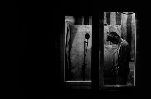 Kabul Dream recording their first album